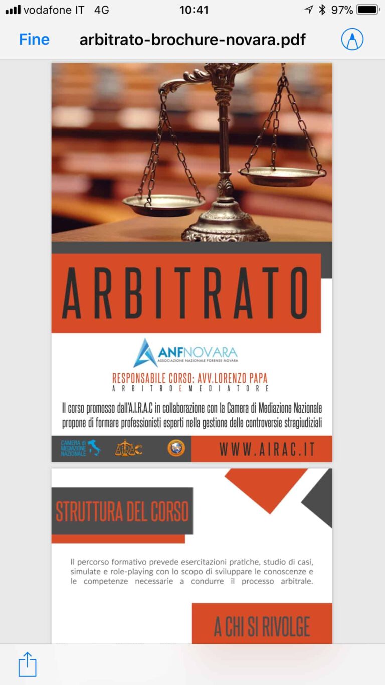 Corsi Arbitrato Mediazione