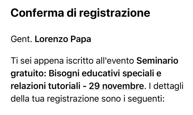 Bisogni educativi