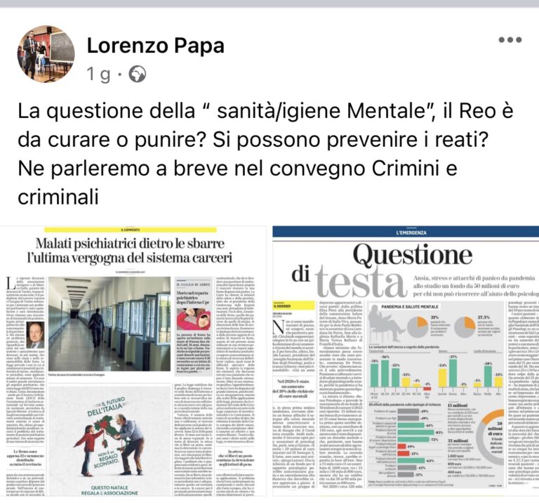 Crimini e criminali